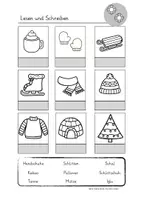 Vorschau - Arbeitsblätter - Lesen - kleben - schreiben: Winter - Seite 3