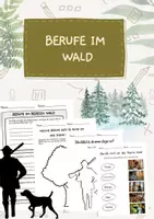 Vorschau - Unterrichtsreihen - Berufe im Wald - Arbeitsblätter - Deckblatt