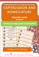 Vorschau - Fördermaterial/Inklusion - DaF / DaZ Englisch Großschreibung und Nominalisierung - Übungskarten Herbst - Seite 1