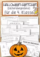 Vorschau - Anderer Materialtyp - Halloweenheftchen 4. Klasse - Deckblatt