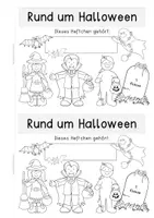 Vorschau - Anderer Materialtyp - Halloweenheftchen 1. Klasse - Seite 1