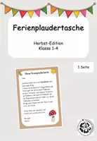 Vorschau - Arbeitsblätter - Ferienplaudertasche - Herbst - Deckblatt
