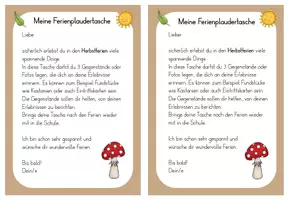 Vorschau - Arbeitsblätter - Ferienplaudertasche - Herbst - Seite 2