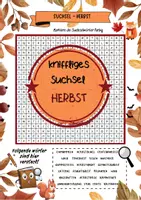Vorschau - Arbeitsblätter - Herbst / Herbstzeit Suchsel (Spiel/ Quiz) - Deckblatt