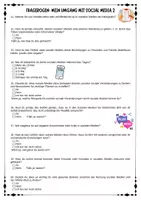 Vorschau - Arbeitsblätter - Einführung - Social Media / soziale Medien - Einstieg ( Klasse 7 / 8 / 9) - Seite 2