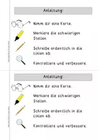 Vorschau - Arbeitsblätter - Abschreibkartei Halloween zweifach diff. SAS - Seite 2