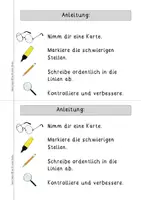 Vorschau - Arbeitsblätter - Abschreibkartei: Herbst Schulausgangsschrift - Seite 2