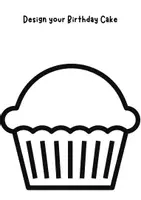 Vista previa - Manualidades / Dibujos para colorear - Design your own Birthday Cake!!!! - página 3