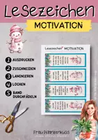 Vorschau - Mal- und Bastelvorlagen - Lesezeichen mit positiven Affirmationen über Motivation und niedlichen Schneemann-Motiven - Seite 3