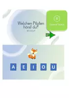 Vorschau - Spiele - Vokale finden - interaktive Powerpoint - Deckblatt