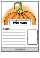 Vorschau - Arbeitsblätter - Vorgangsbeschreibung Kürbis schnitzen -Halloween- - Seite 2