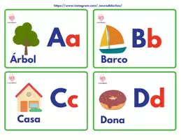 Vista previa - Juegos / Gamificación - TARJETAS ALFABETO. FLASHCARDS ALFABETO. - Portada