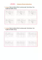 Vorschau - Arbeitsblätter - Halbschriftliche Subtraktion - Seite 1