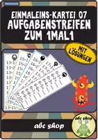 Vorschau - Fördermaterial/Inklusion - Einmaleins: Das große und kleine Einmaleins trainieren mit Rechenstreifen - Deckblatt