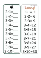 Vorschau - Fördermaterial/Inklusion - Einmaleins: Das große und kleine Einmaleins trainieren mit Rechenstreifen - Seite 3