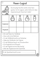 Vorschau - Arbeitsblätter - Hexen - Logicals (Halloween) - Seite 2