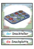 Vorschau - Bildkarten - Bildkarten und Wortkarten "Das Picknick" Im Park - DaZ / DaF / Deutsch - Seite 2
