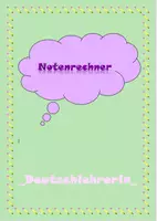 Vorschau - Anderer Materialtyp - Notenrechner Österreich - Deckblatt