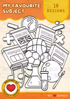 Προεπισκόπηση - Clipart / Γραφήματα - Το αγαπημένο μου θέμα | 10 Σχολικά Clipart | Μαύρο και άσπρο - Εξώφυλλο