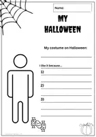 Vorschau - Arbeitsblätter - Kreativarbeit- My teacher's Halloween - Seite 2