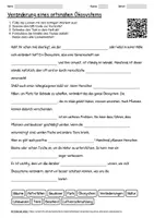Vorschau - Arbeitsblätter - Arbeitsblatt "Veränderung eines ortsnahen Ökosystems" + interaktive Lösung & MP3 + - Deckblatt