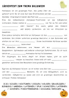 Vorschau - Arbeitsblätter - Suchsel, Lückentext und Malvorlagen "Halloween" - Seite 2