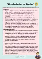 Vorschau - Arbeitsblätter - Würfle ein Märchen / Kreatives Schreiben (+ Fertige Satzbausteine + Märchen) - Seite 1