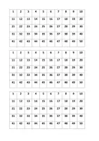 Vorschau - Spiele - Zahlenlauf bis 50 - Deckblatt
