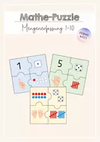 Vorschau - Spiele - Mathe Puzzle - Mengenerfassung 1-10 - Deckblatt