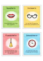 Vorschau - Bildkarten - Rollenkarten - Kooperatives Lernen - Seite 1