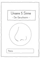 Vorschau - Stundenentwürfe - Arbeitsheft Die Nase Geruchssinn Unsere 5 Sinne - Seite 1