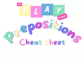 Προεπισκόπηση - Φύλλα εργασίας - Prepositions Cheat Sheet | Προθέσεις για τα Αγγλικά - Εξώφυλλο