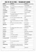 Vorschau - Arbeitsblätter - ONE OF US IS LYING - vocabulary list zur Lektüre - Seite 2