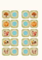 Vista previa - Juegos / Gamificación - Juego de memorización de OTOÑO y HALLOWEEN - Portada