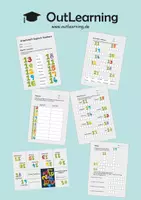 Vorschau - Stundenentwürfe - Englisch Arbeitsheft Zahlen 10-19 - Deckblatt