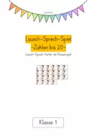 Vorschau - Spiele - Lausch Sprech Spiel Zahlen bis 20 - Deckblatt