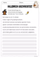 Vorschau - Arbeitsblätter - Halloween Abschreibtext / Groß- und Kleinschreibung - Seite 3