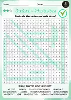 Vorschau - Quiz - Kreuzworträtsel - Wortarten mit 3 Schwierigkeitsstufen - Seite 3