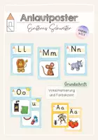 Vorschau - Poster - Anlautplakate mit Haus - Grundschrift (Einsterns Schwester) - Deckblatt