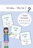 Vorschau - Spiele - Ich habe...- Wer hat..? - a, m, o, i, l, u, e, s, f, n, w, r & t - Deckblatt