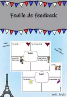 Vorschau - Arbeitsblätter - Feedback Francais - Deckblatt