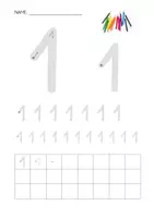 Vorschau - Arbeitsblätter - Ziffernschreibkurs Klasse 1 (24 AB) - Deckblatt