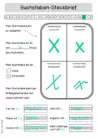 Vorschau - Arbeitsblätter - Freebie - Buchstaben-Steckbrief - Seite 2