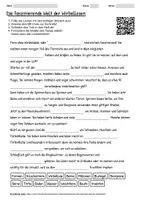Vorschau - Arbeitsblätter - Arbeitsblatt "Die faszinierende Welt der Wirbellosen" + interaktive Lösung & MP3 + Mindmap + Infografik - Deckblatt