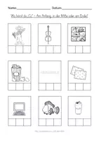 Vorschau - Arbeitsblätter - Arbeitsblätter zum Buchstaben C c in Druckschrift für den Schreiblehrgang - Seite 3