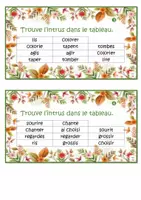 Aperçu - Apprentissages en autonomie - Français : conjugaison trouve l'intrus P3 - Page 2