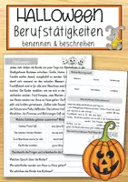Vorschau - Anderer Materialtyp - Halloween - Leseverständnis - Deckblatt