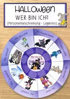 Vorschau - Anderer Materialtyp - Halloween – Legekreis Personenbeschreibung - Deckblatt