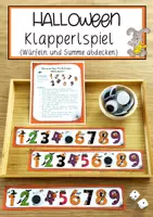 Vorschau - Anderer Materialtyp - Halloween - Klapperlspiel - Deckblatt
