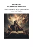 Vorschau - Arbeitsblätter - Unterrichtsreihe: Die Frage nach der Existenz Gottes - Theodizee-Frage (Texte | Aufgaben | Test) - Seite 1